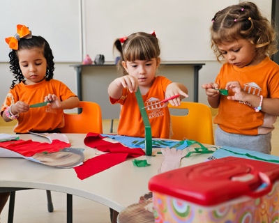 Crianças do ensino infantil